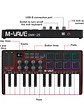 M-Vave SMK25 - Controlador MIDI Bluetooth Negro - Miniatura 5