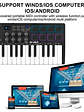 M-Vave SMK25 - Controlador MIDI Bluetooth Negro - Miniatura 6