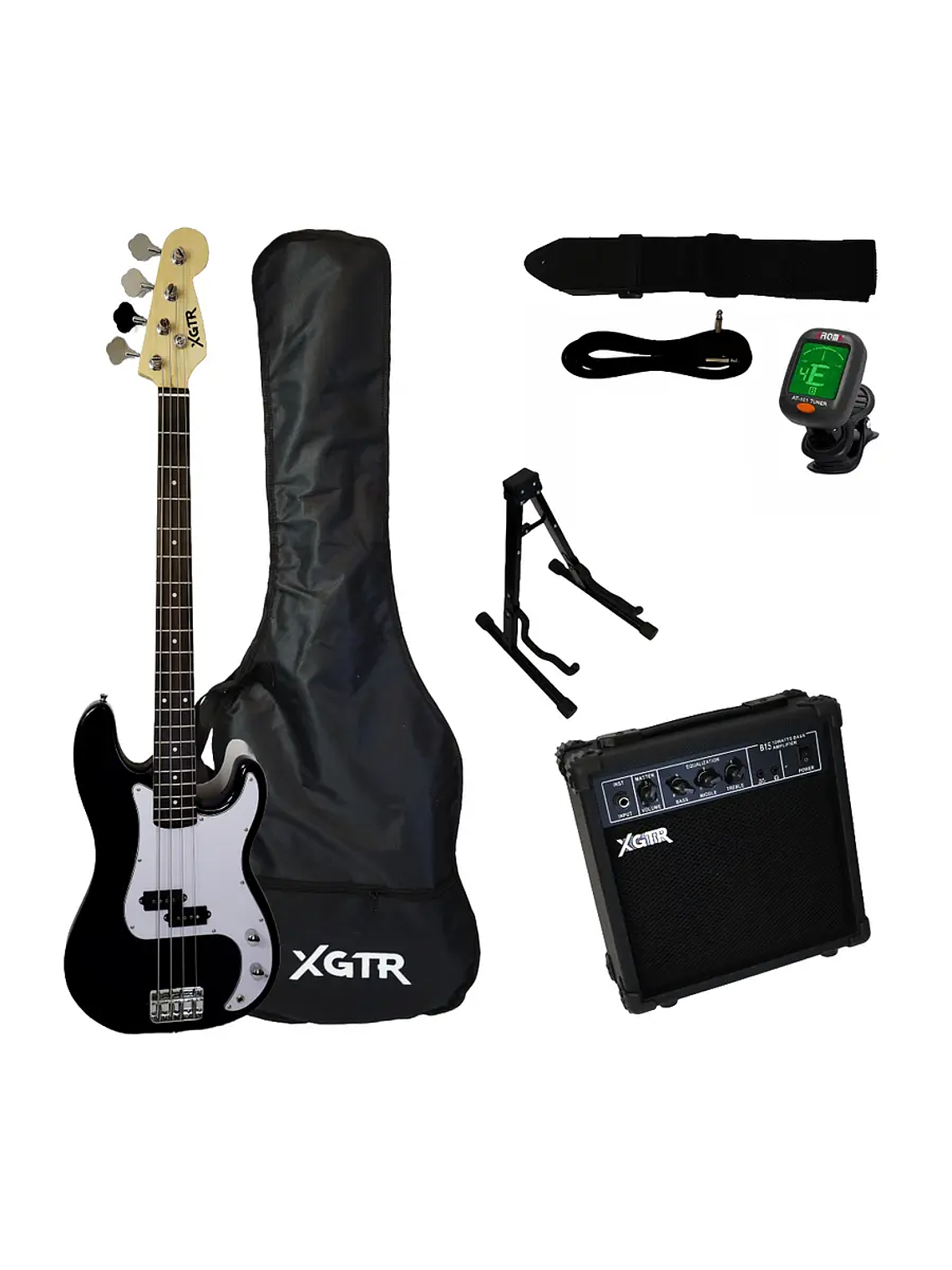 Pack Bajo Eléctrico Precission BK PB100-BK XGTR 1