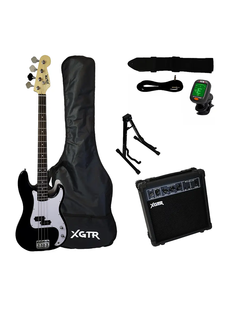 Pack Bajo Eléctrico Precission BK PB100-BK XGTR 1