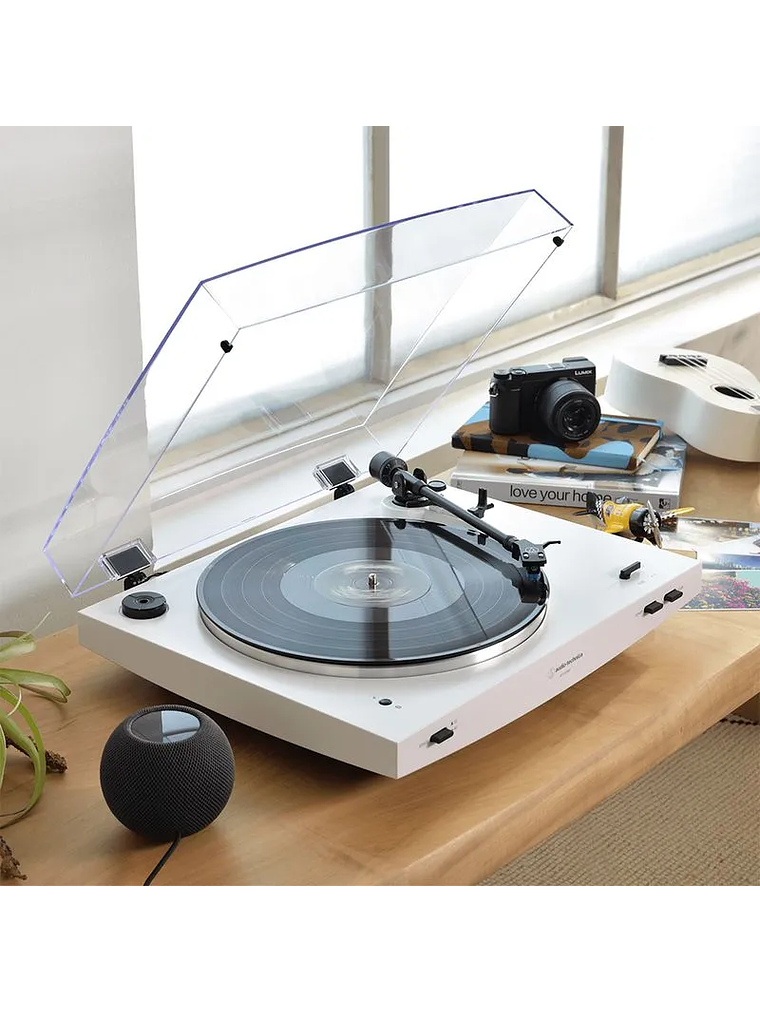 Tornamesa Belt-Drive Audio-Technica AT-LP3XBT-WH -Blanca 5