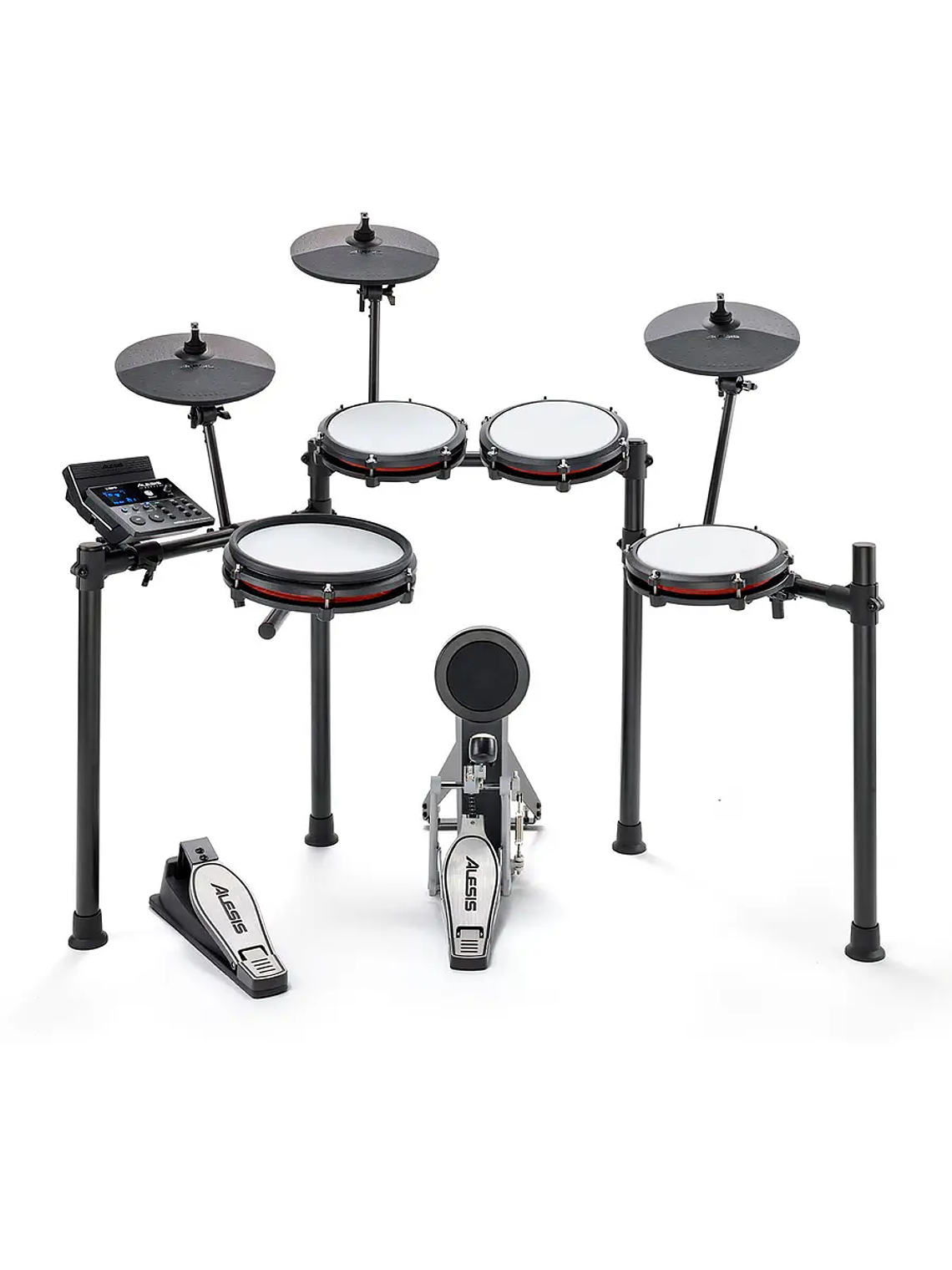 Batería Electrónica Nitro Max Kit Alesis + Sillin , Baquetas y Audifonos ath-m20x Audio Technica 2