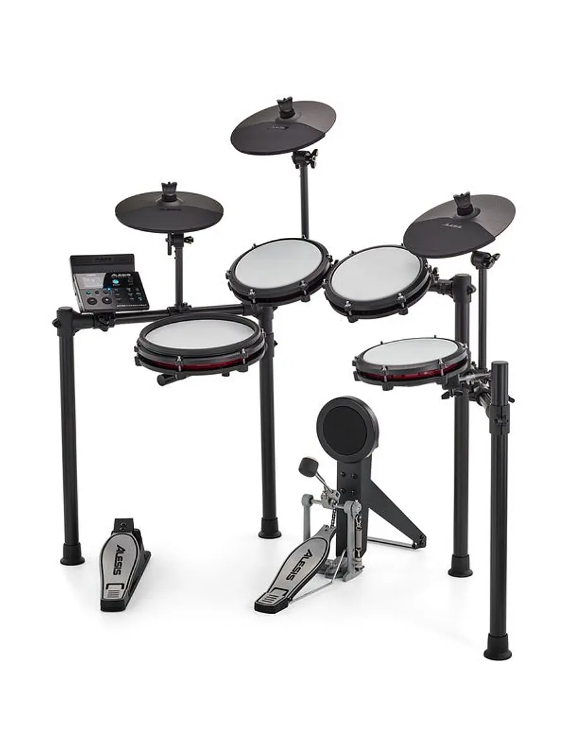 Batería Electrónica Nitro Max Kit Alesis + Sillin , Baquetas y Audifonos ath-m20x Audio Technica 4