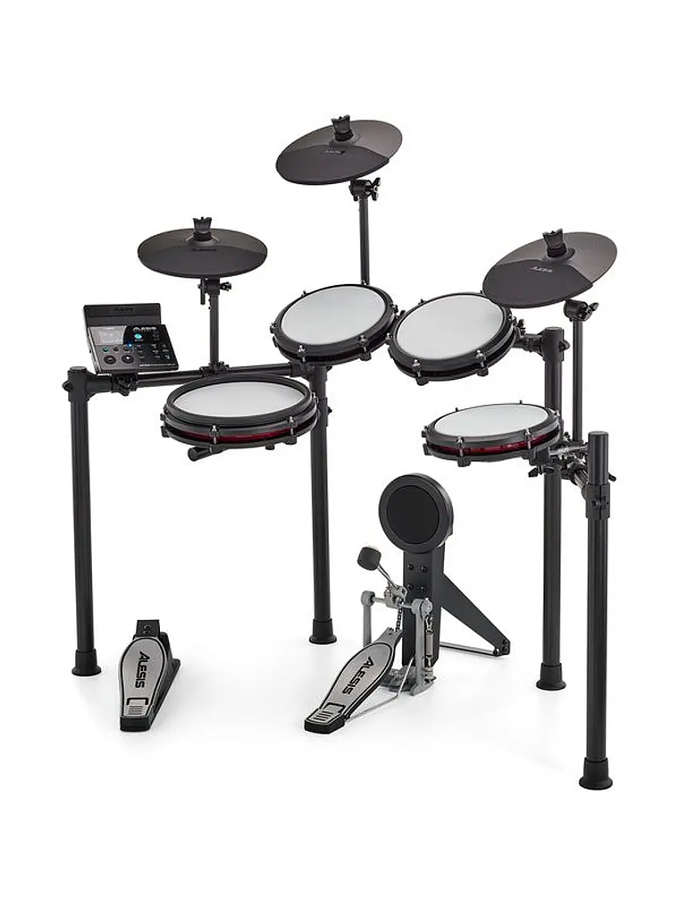 Batería Electrónica Nitro Max Kit Alesis + Sillin , Baquetas y Audifonos ath-m20x Audio Technica 4