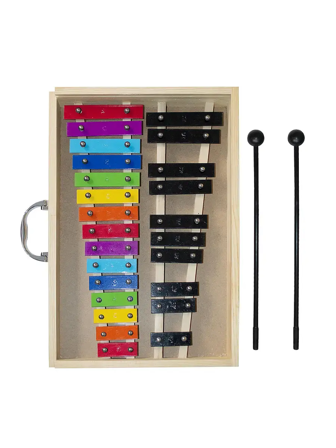 Metalófono Cromático 25 Tonos Color All25Sc 1