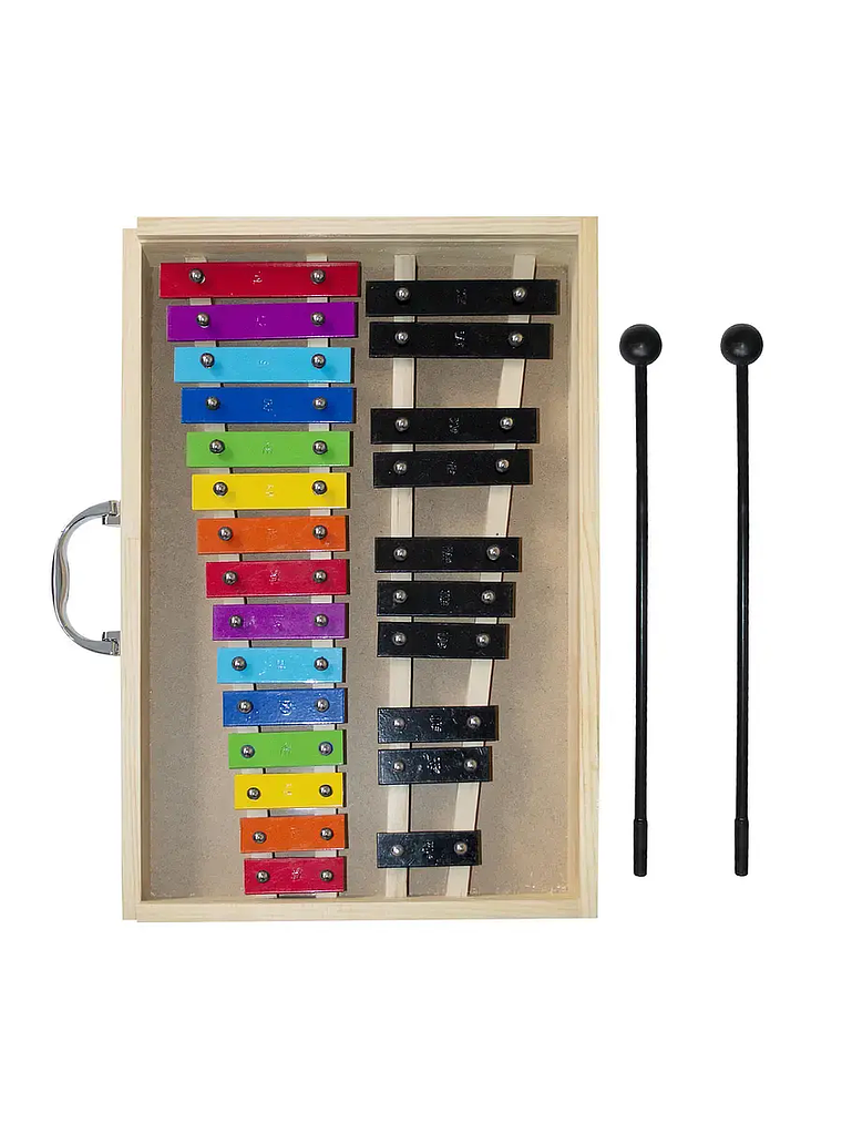 Metalófono Cromático 25 Tonos Color All25Sc 1
