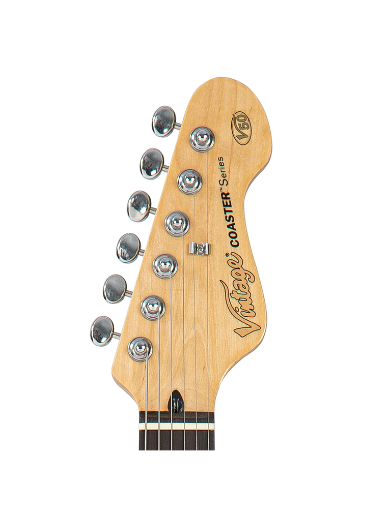 Guitarra eléctrica Vintage V50 Coaster Series - Vintage White 4