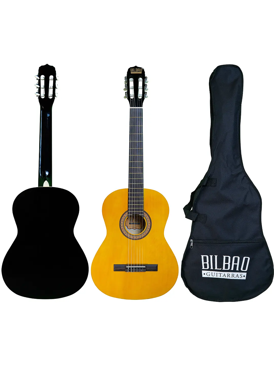 Guitarra Clásica Bilbao BIL-44-NT + Funda 3