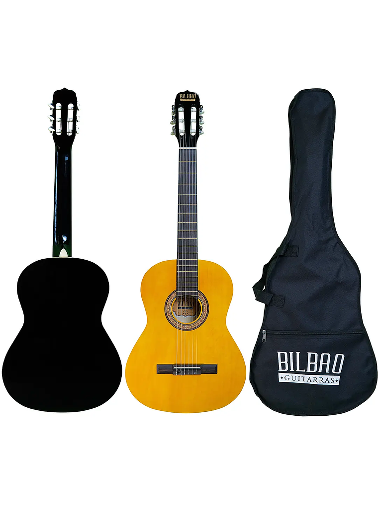 Guitarra Clásica Bilbao BIL-44-NT + Funda 3