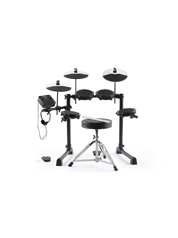 Batería Electrónica Alesis Debut Kit Con Sillín 3