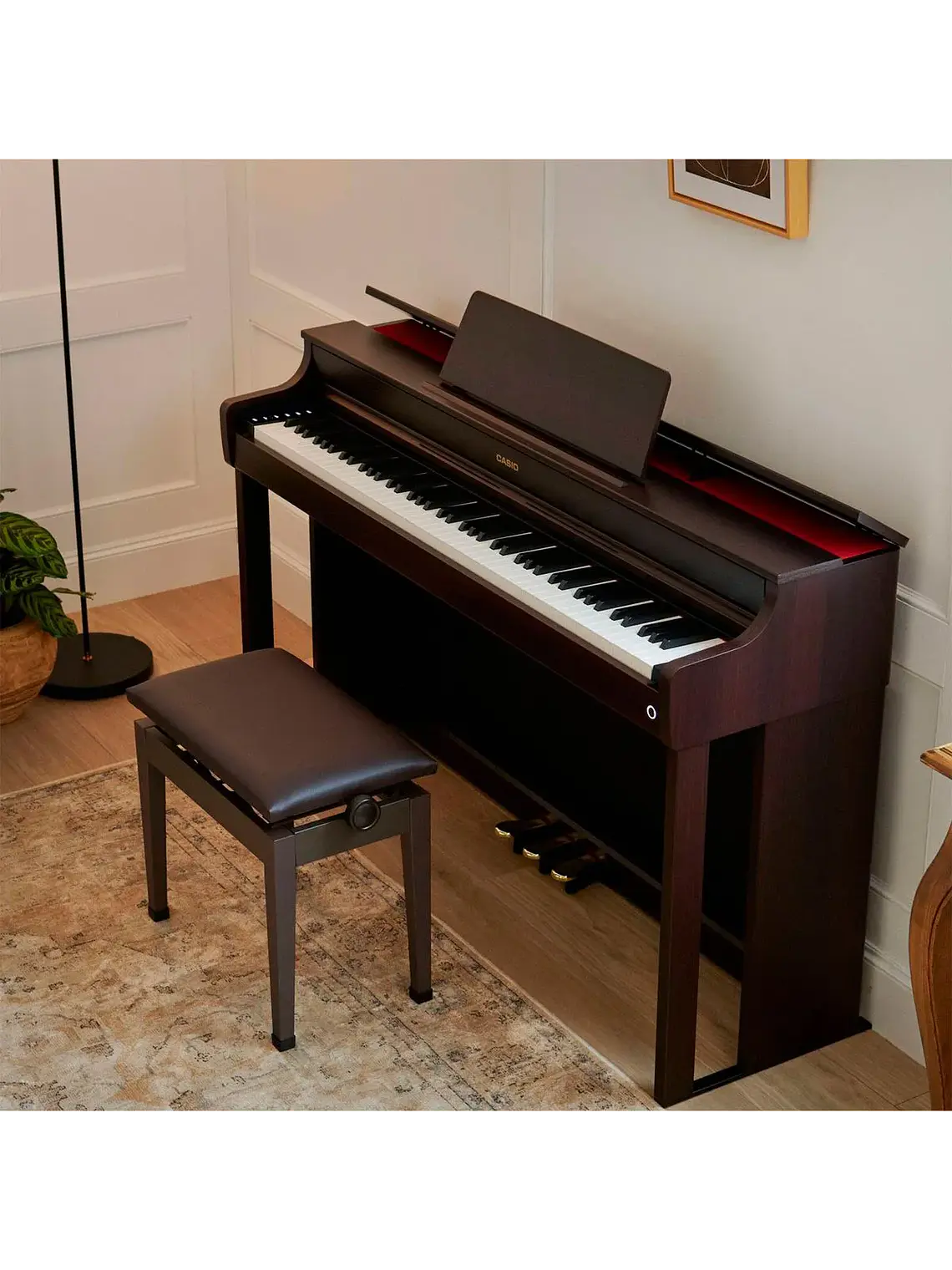 Piano Digital CASIO AP300 Café + Banqueta 2