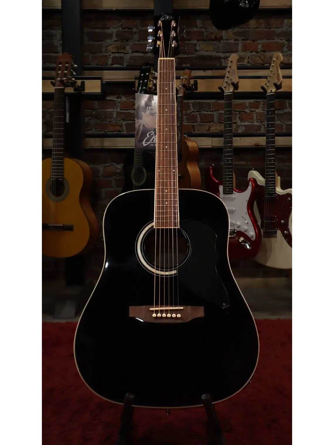 [REMATE] Guitarra Electroacústica Eko Ranger VI - Black 1