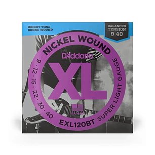 Cuerdas para guitarra eléctrica Daddario EXL120BT .009-.040