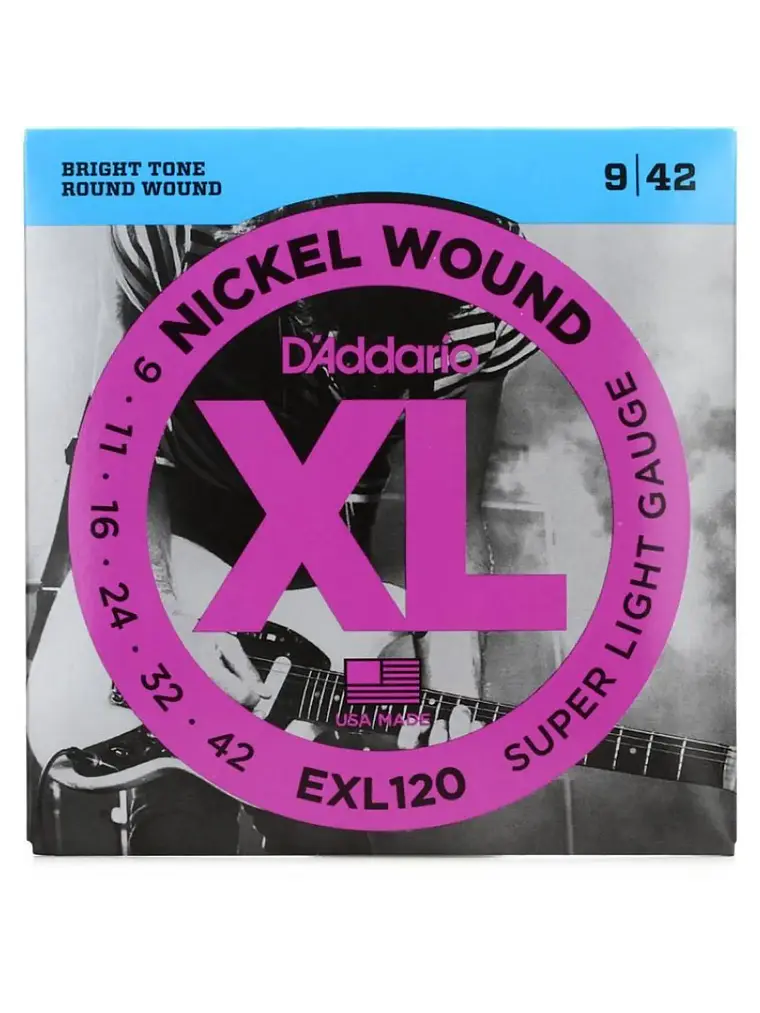 Cuerdas para guitarra eléctrica Daddario EXL .009-.042 1