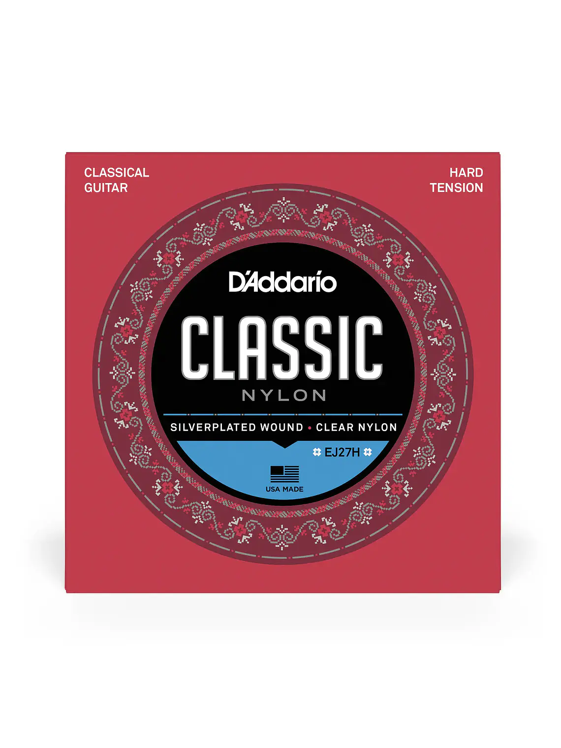 Cuerdas Guitarra Clásica EJ27H Alta Tensión 6 Cuerdas D'Addario 1