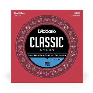 Cuerdas Guitarra Clásica EJ27H Alta Tensión 6 Cuerdas D'Addario