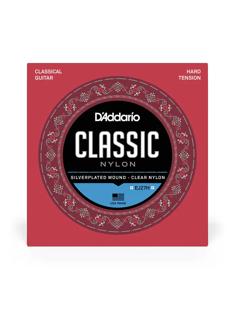Cuerdas Guitarra Clásica EJ27H Alta Tensión 6 Cuerdas D'Addario 1