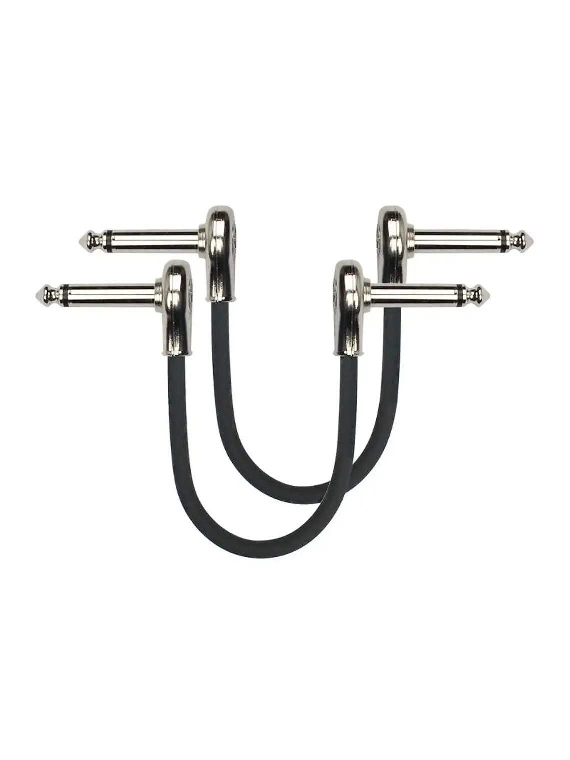 Pack 2 Patch Cable Pedal 0,3M Ángulo Kirlin 2