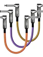 Pack 3 Patch Cable Pedal 30 CM Ángulo Kirlin - Miniatura 1