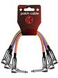 Pack 3 Patch Cable Pedal 30 CM Ángulo Kirlin - Miniatura 2