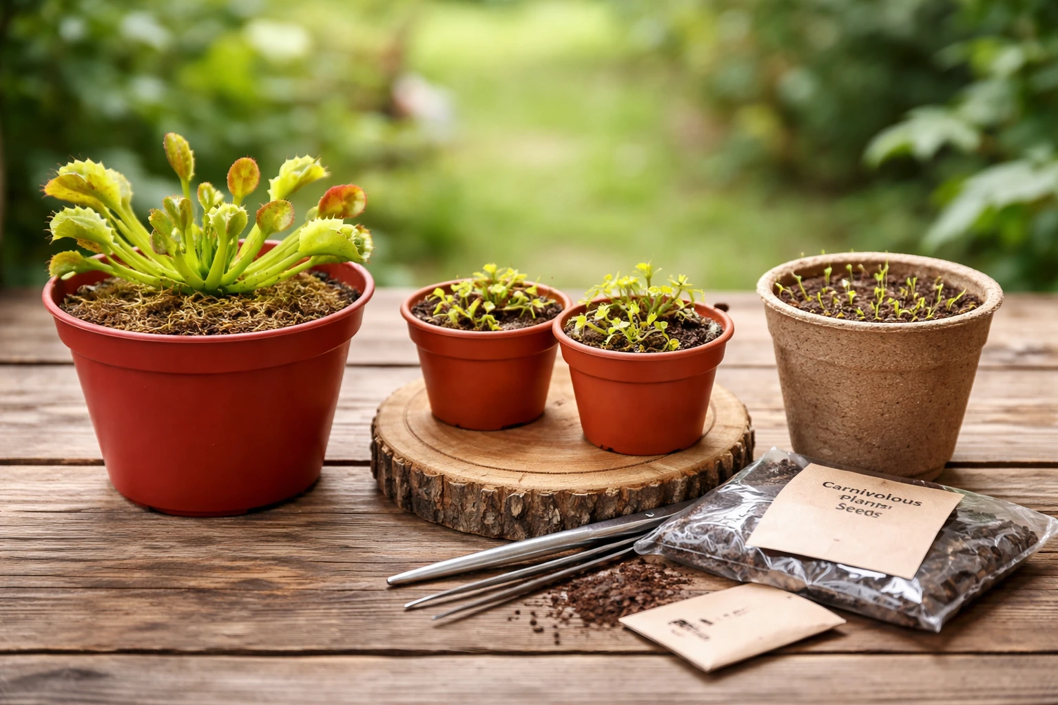 Comprar Plantas Carnívoras: ¿Adultas, Juveniles o desde Semilla?