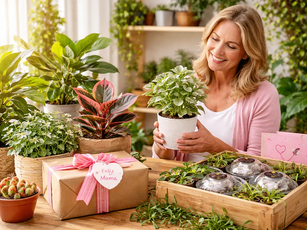 Regalos para el Día de la Madre: 5 Plantas que la Harán Feliz (y no fallan)
