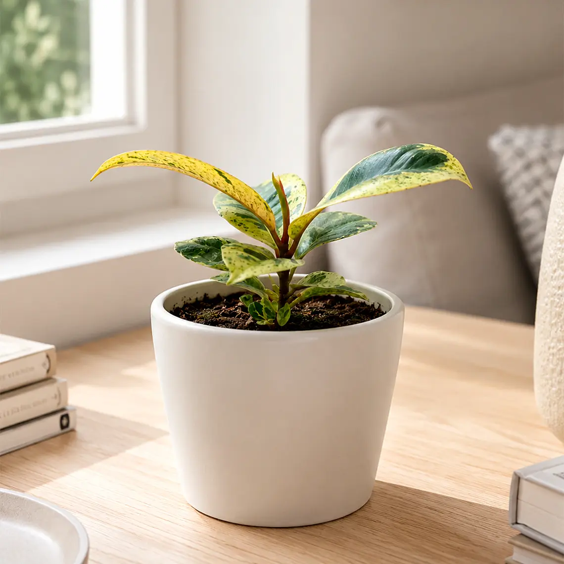 Gomero Shivereana (Ficus Elastica Shivereana) 3