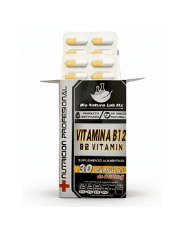 VITAMINA B12 BLISTER´S C/30 CAPSULAS.