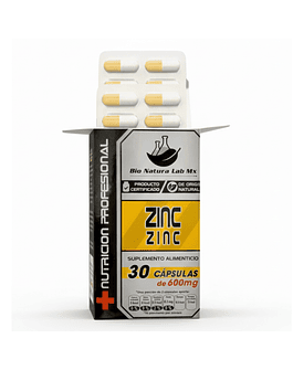  ZINC BLISTER´S C/30 CAPSULAS. 