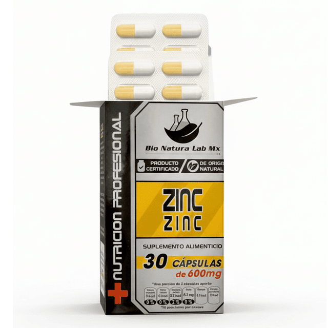 ZINC BLISTER´S C/30 CAPSULAS. 