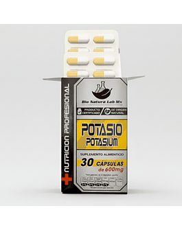 POTASIO BLISTER´S C/30 CAPSULAS