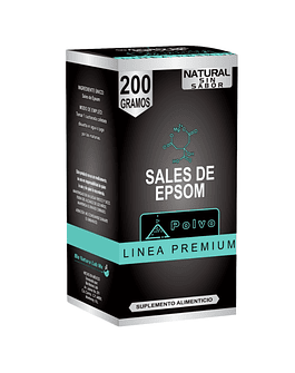 SALES DE EPSOM SABOR NATURAL 200 GR 