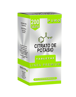 CITRATO DE POTASIO 200 TABLETAS