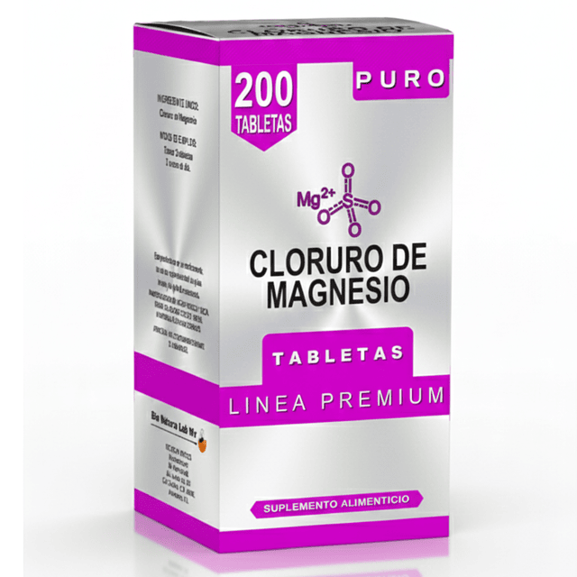 CLORURO DE MAGNESIO 200 TABLETAS