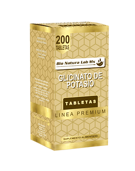 GLICINATO DE POTASIO 200 TABLETAS