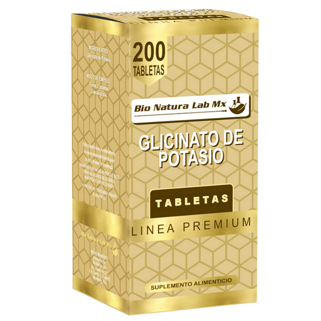 GLICINATO DE POTASIO 200 TABLETAS