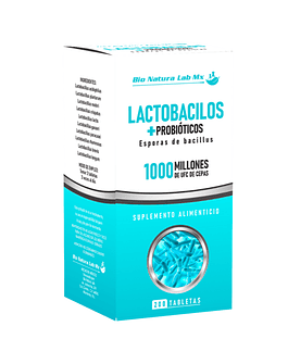LACOTBACILOS Y PROBIÓTICOS 200 TABLETAS