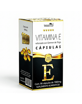 VITAMINA E REFORZADA CON GERMEN DE TRIGO 90 CÁPSULAS 1000 MG