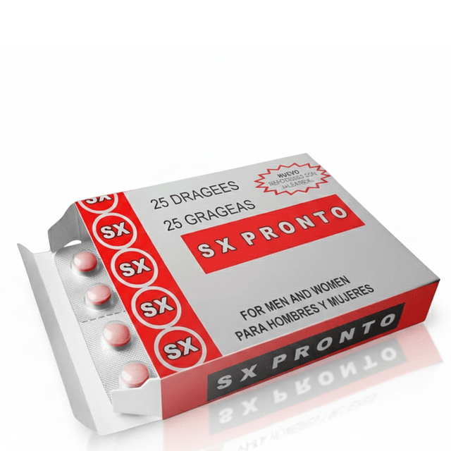 SX PRONTO 25 GRAGEAS PARA HOMBRES Y MUJERES