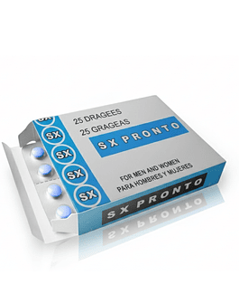 SX PRONTO 25 GRAGEAS PARA HOMBRES Y MUJERES