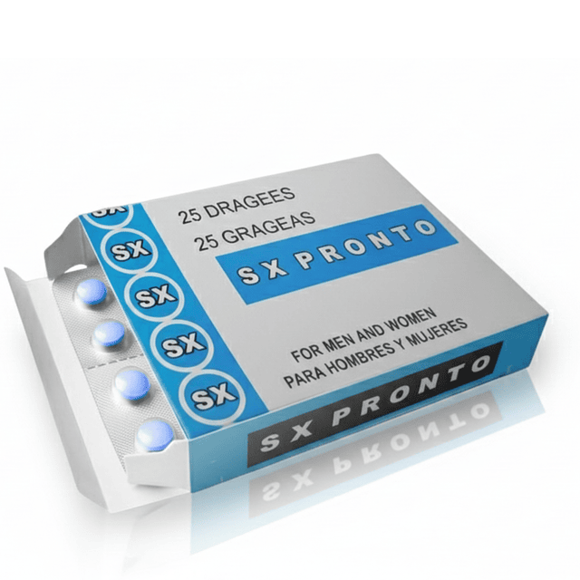 SX PRONTO 25 GRAGEAS PARA HOMBRES Y MUJERES