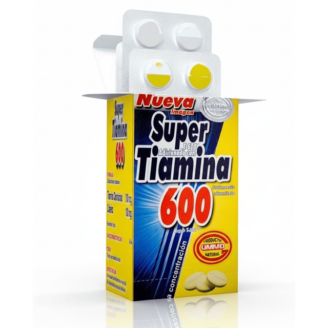 SUPER TIAMINA 600 MG CAJA CON 100 TABLETAS