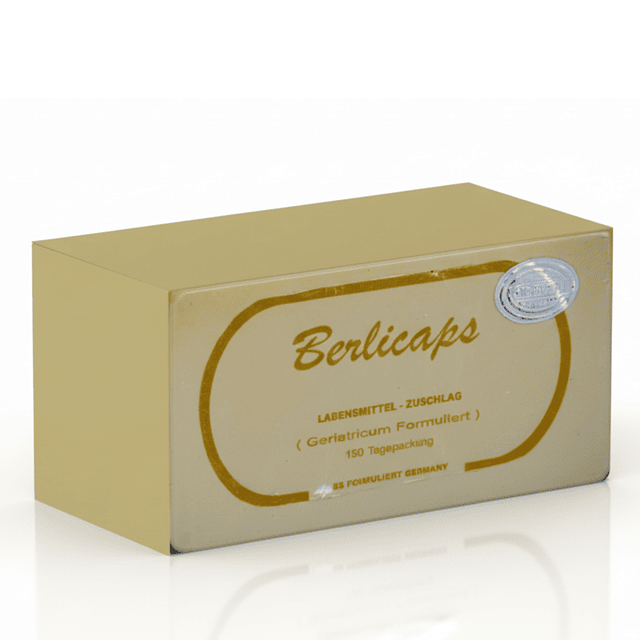 BERLICAPS ESTUCHE CON 150 CÁPSULAS