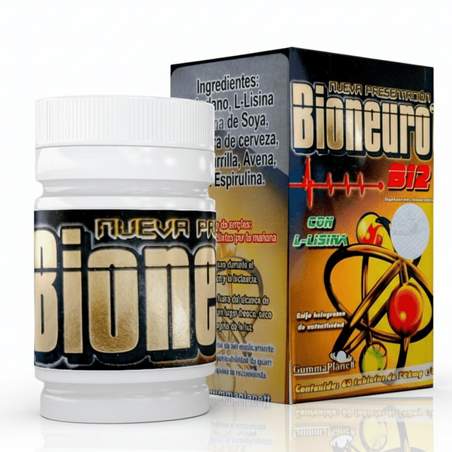 BIONEURO B12 CON L-LISINA 60 TABLETAS