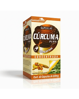 CÚRCUMA PURA 60 CÁPSULAS 1000 MG