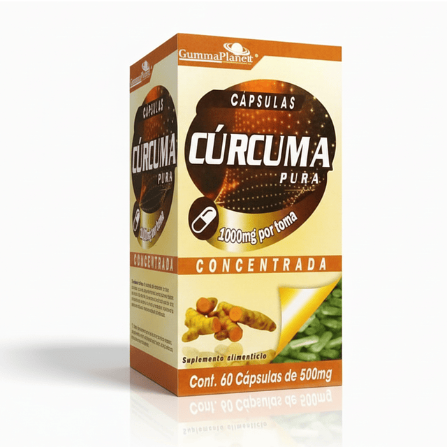CÚRCUMA PURA 60 CÁPSULAS 1000 MG