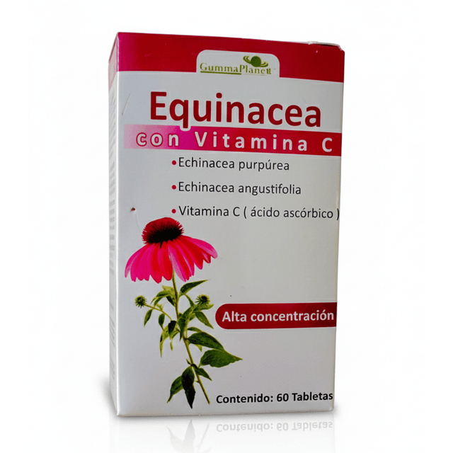 EQUINACEA CON VITAMINA C 60 TABLETAS