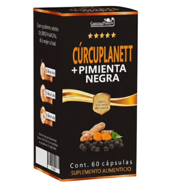 2 EN 1 CÚRCUMA Y PIMIENTA NEGRA 60 CÁPSULAS