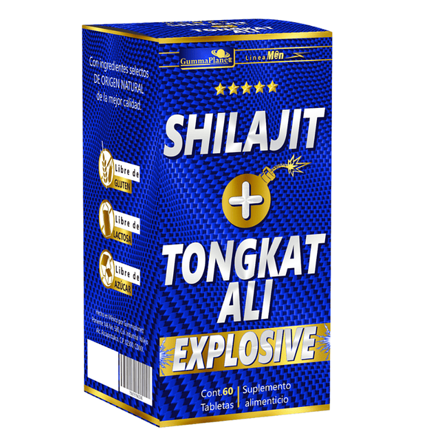  SHILAJIT + TONGKATALI 200 TABLETAS