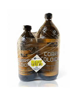 COBRE COLOIDIAL 20 PPM DUO 1000 ML + 500 ML